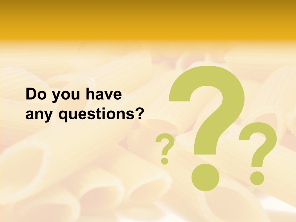 Uncooked Lunch Eat PowerPoint Template