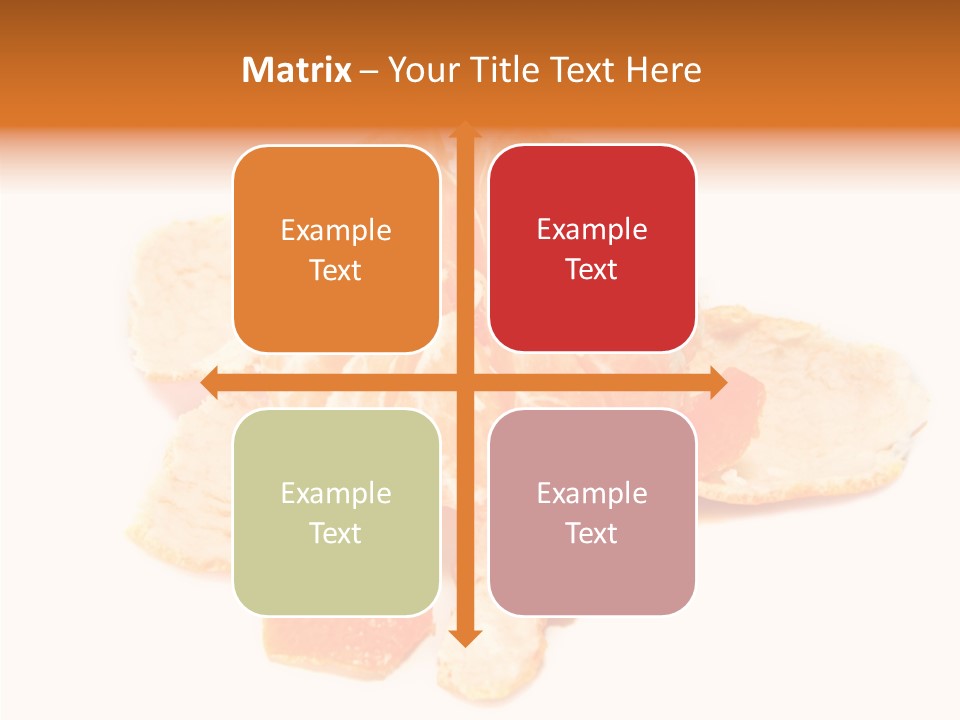 Orange Clementine Breakfast PowerPoint Template