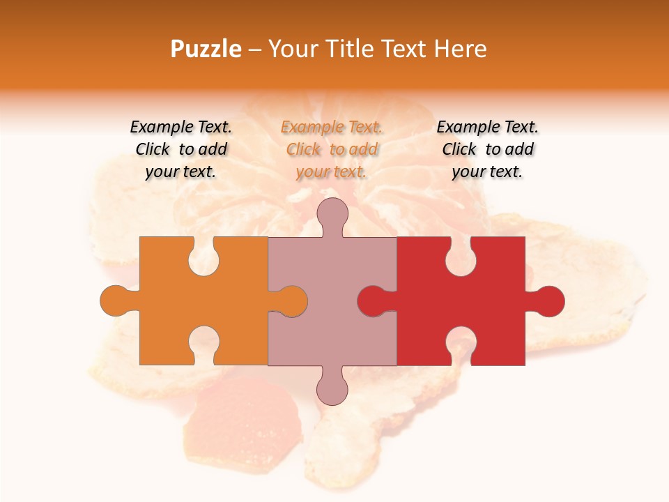 Orange Clementine Breakfast PowerPoint Template