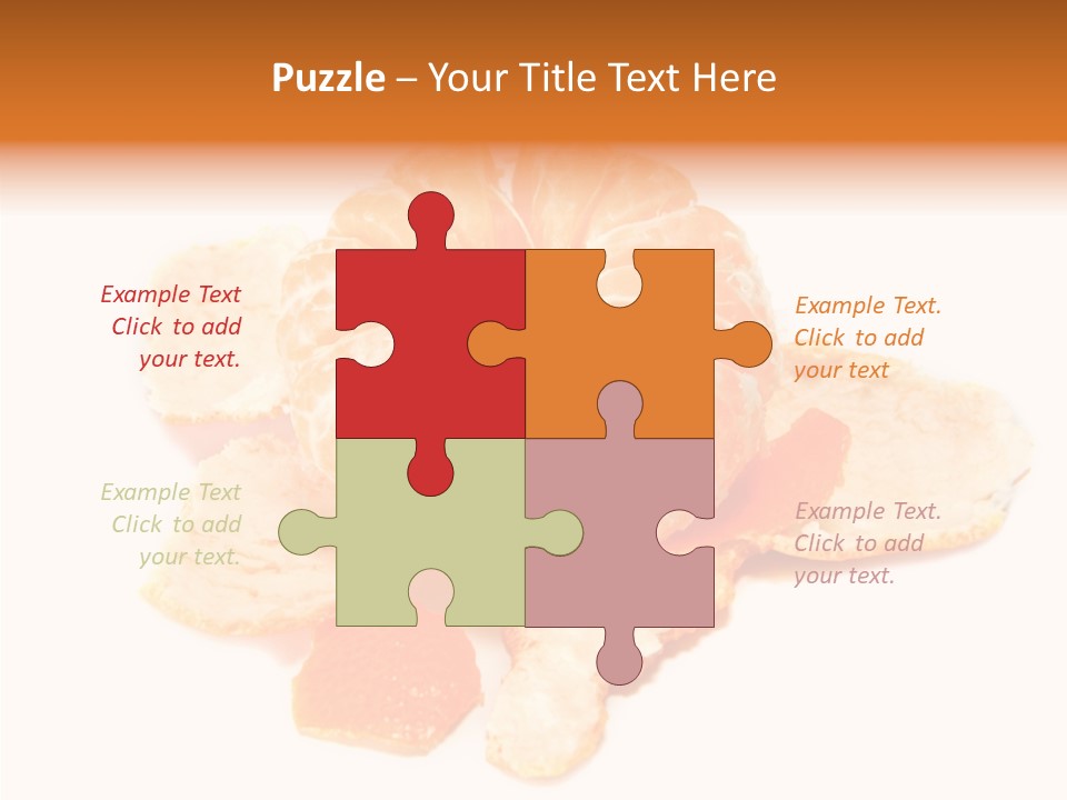 Orange Clementine Breakfast PowerPoint Template