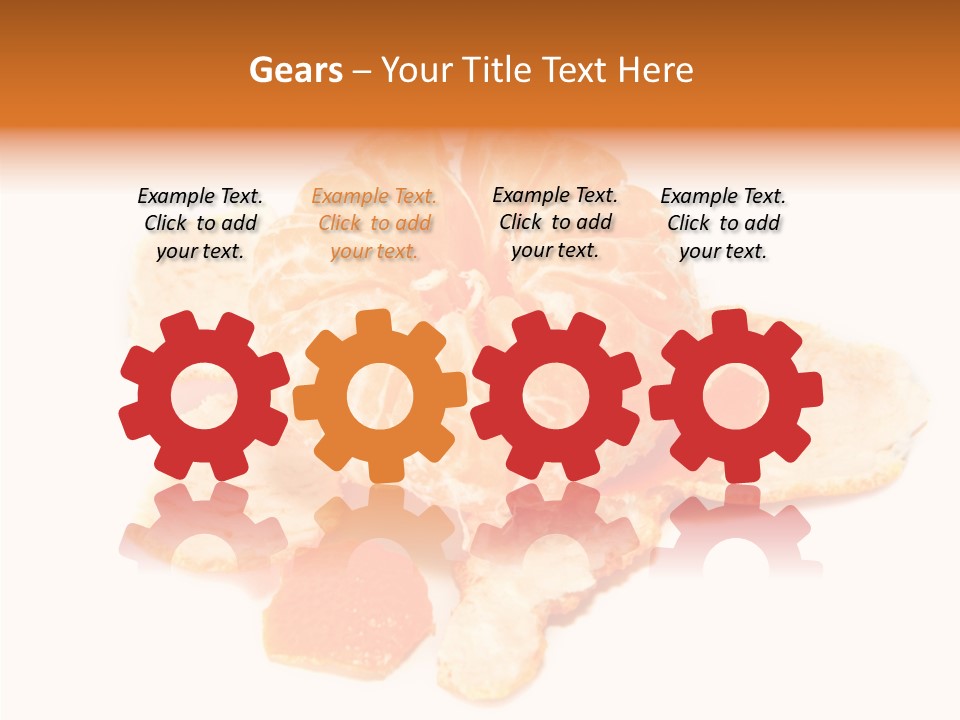 Orange Clementine Breakfast PowerPoint Template