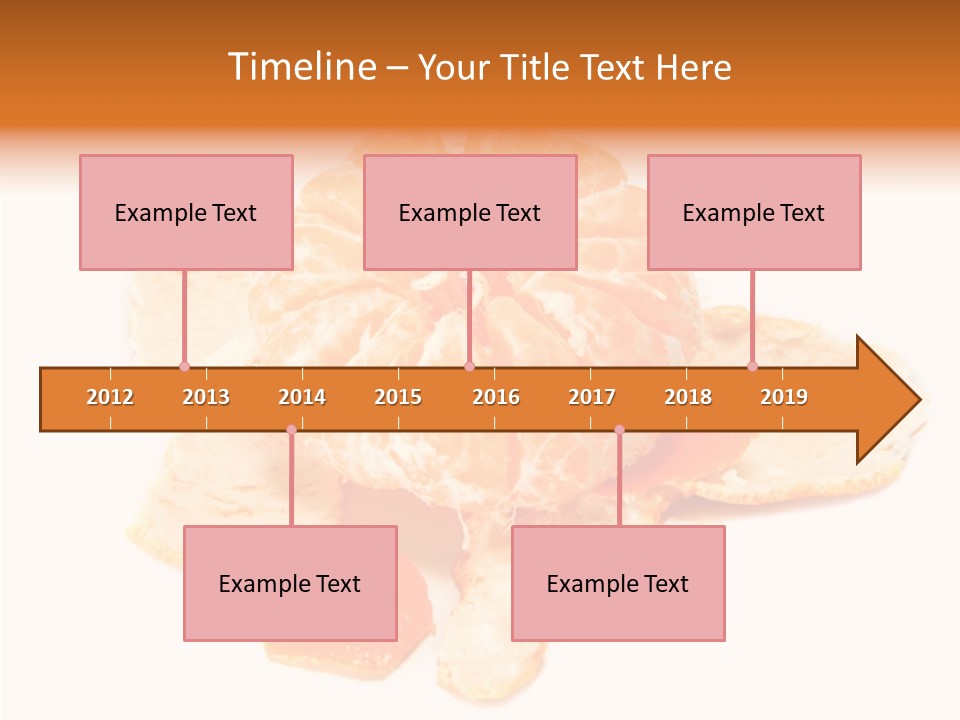 Orange Clementine Breakfast PowerPoint Template