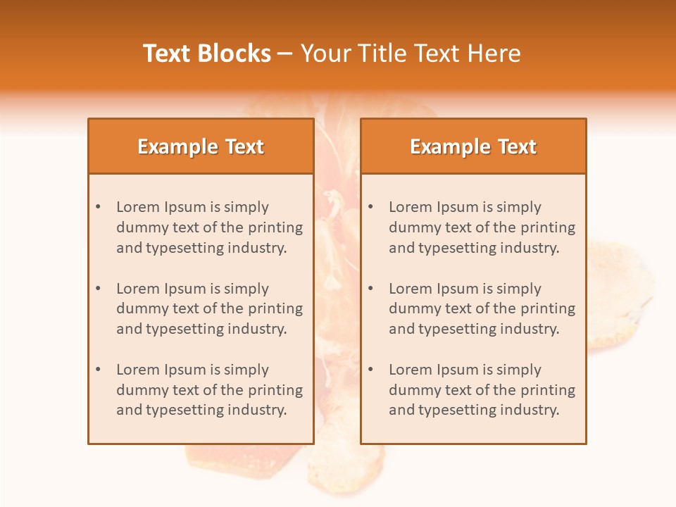 Orange Clementine Breakfast PowerPoint Template