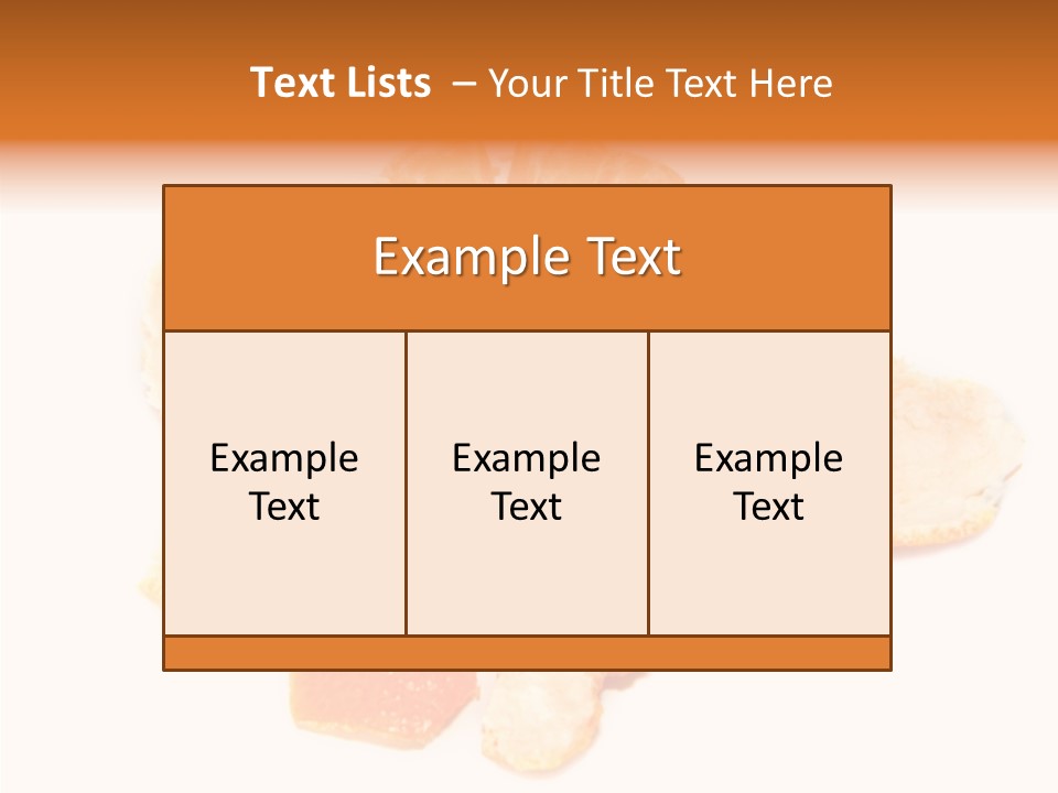 Orange Clementine Breakfast PowerPoint Template