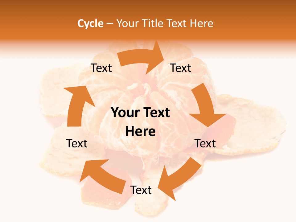 Orange Clementine Breakfast PowerPoint Template