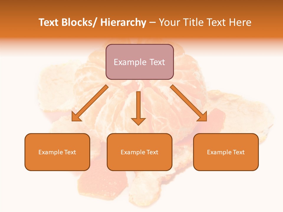 Orange Clementine Breakfast PowerPoint Template