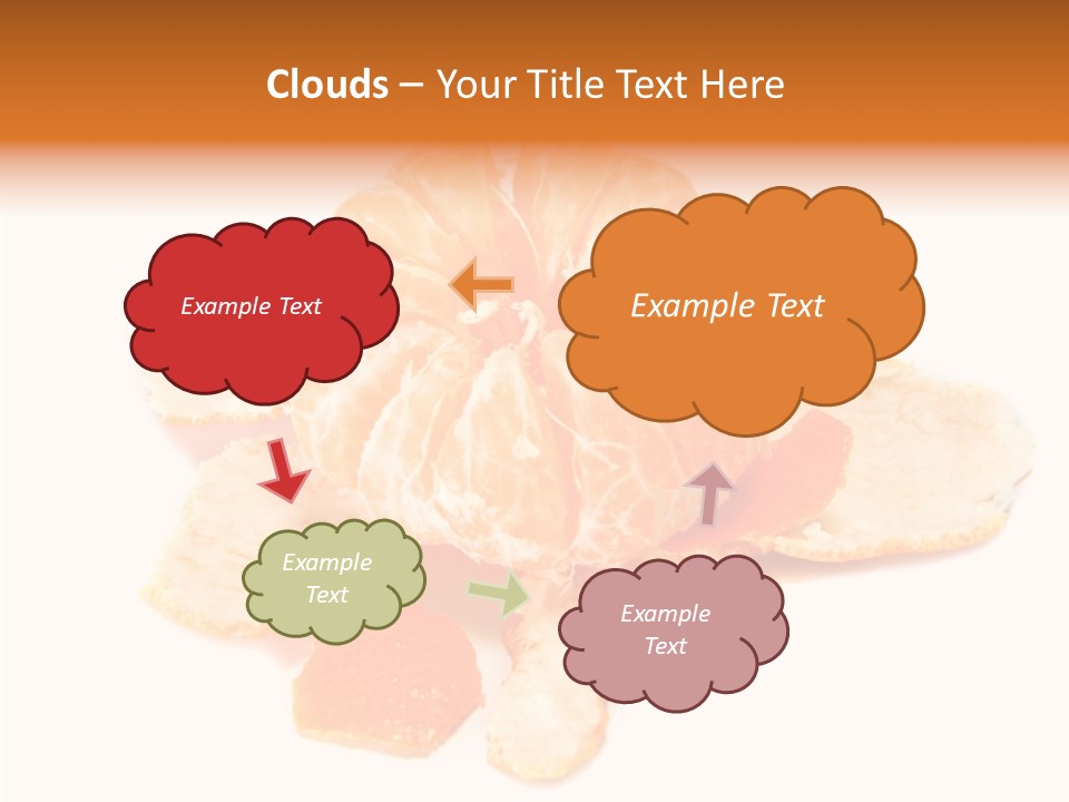 Orange Clementine Breakfast PowerPoint Template
