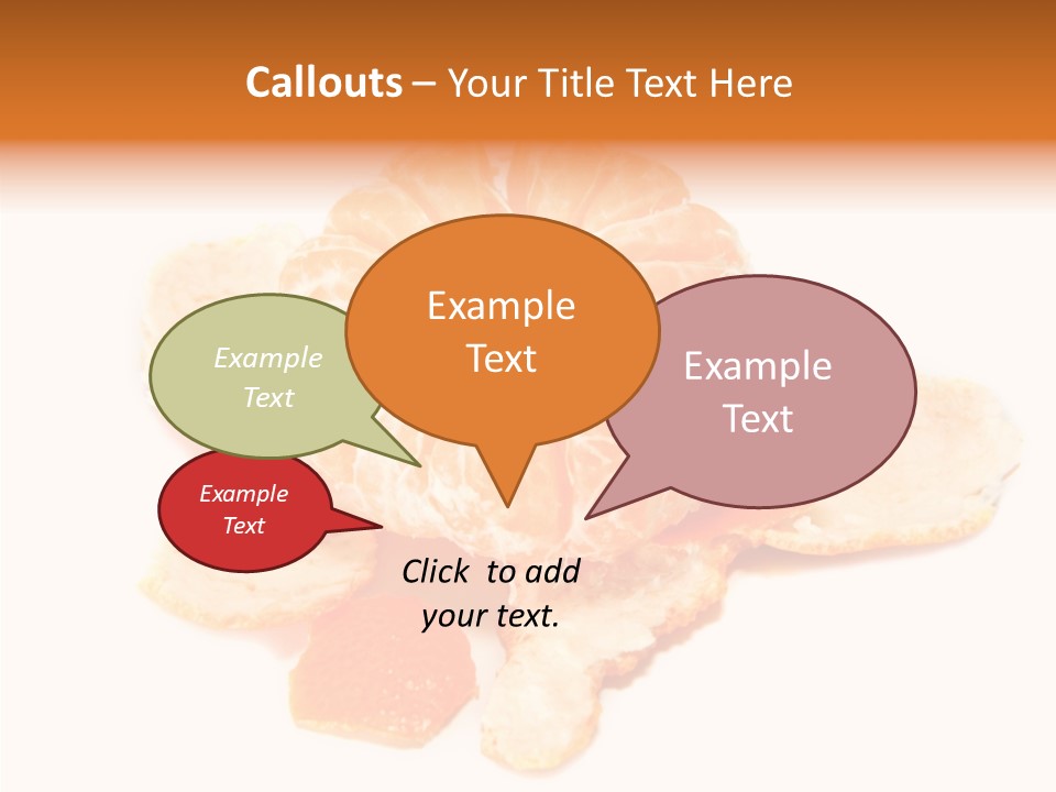 Orange Clementine Breakfast PowerPoint Template