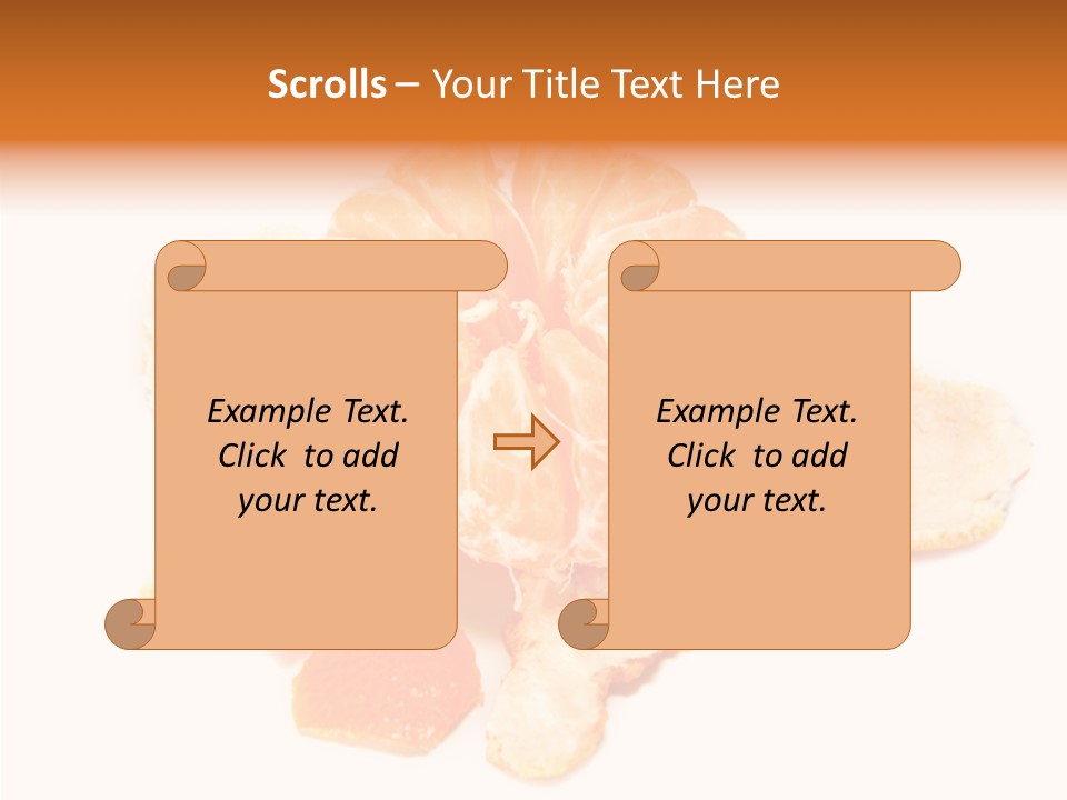 Orange Clementine Breakfast PowerPoint Template