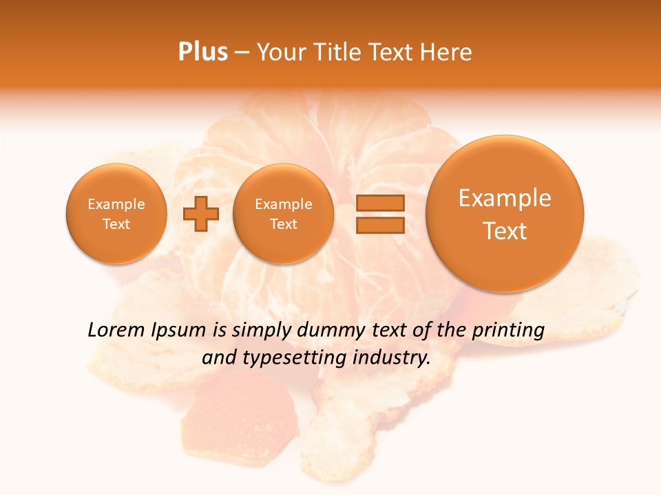 Orange Clementine Breakfast PowerPoint Template