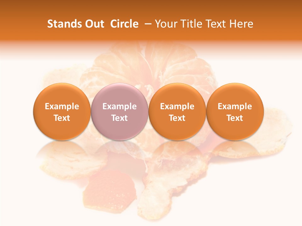 Orange Clementine Breakfast PowerPoint Template