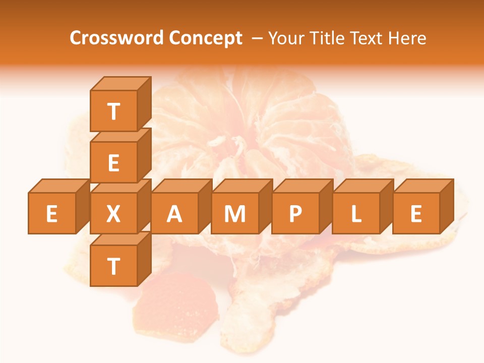 Orange Clementine Breakfast PowerPoint Template