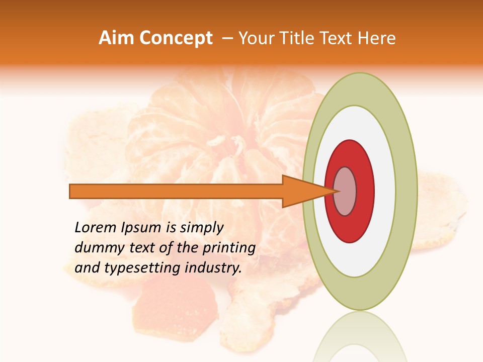 Orange Clementine Breakfast PowerPoint Template