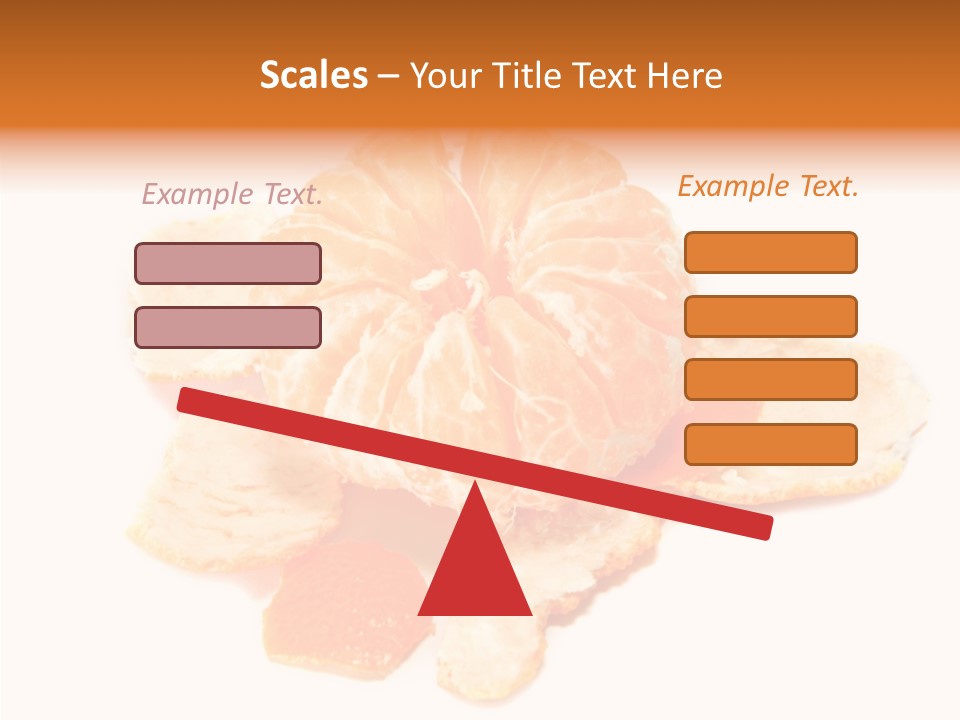 Orange Clementine Breakfast PowerPoint Template