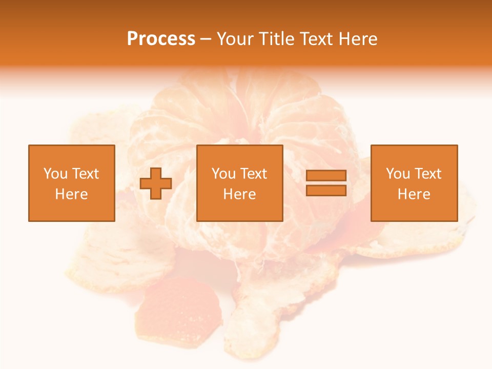 Orange Clementine Breakfast PowerPoint Template