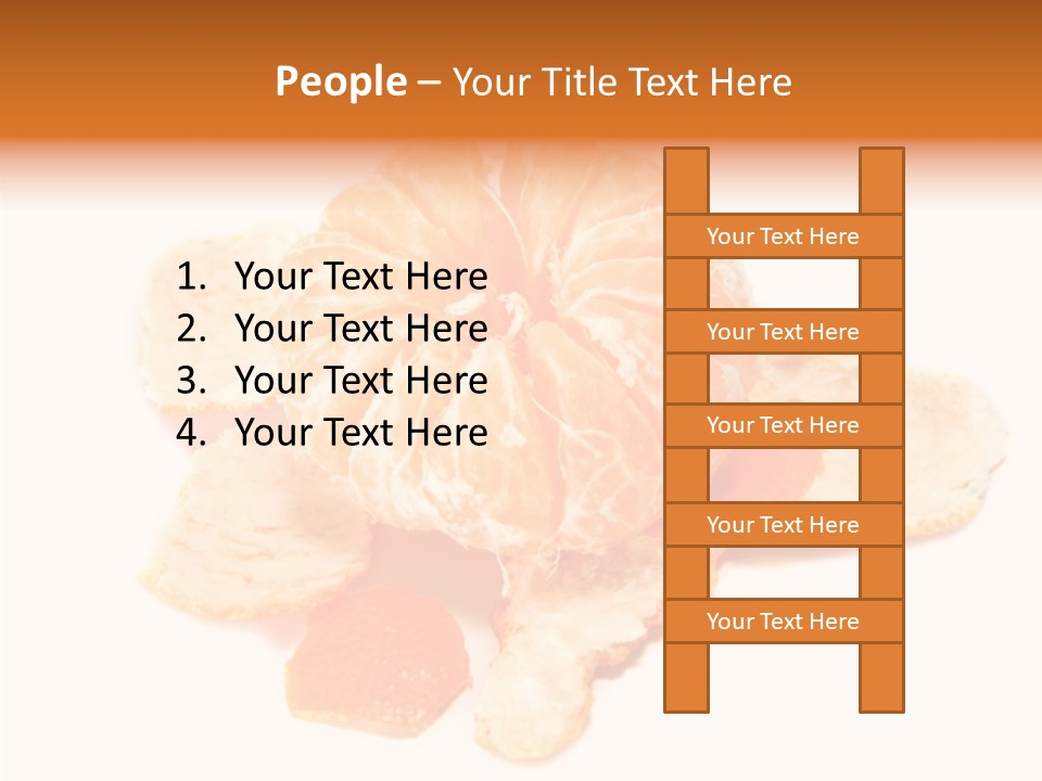 Orange Clementine Breakfast PowerPoint Template