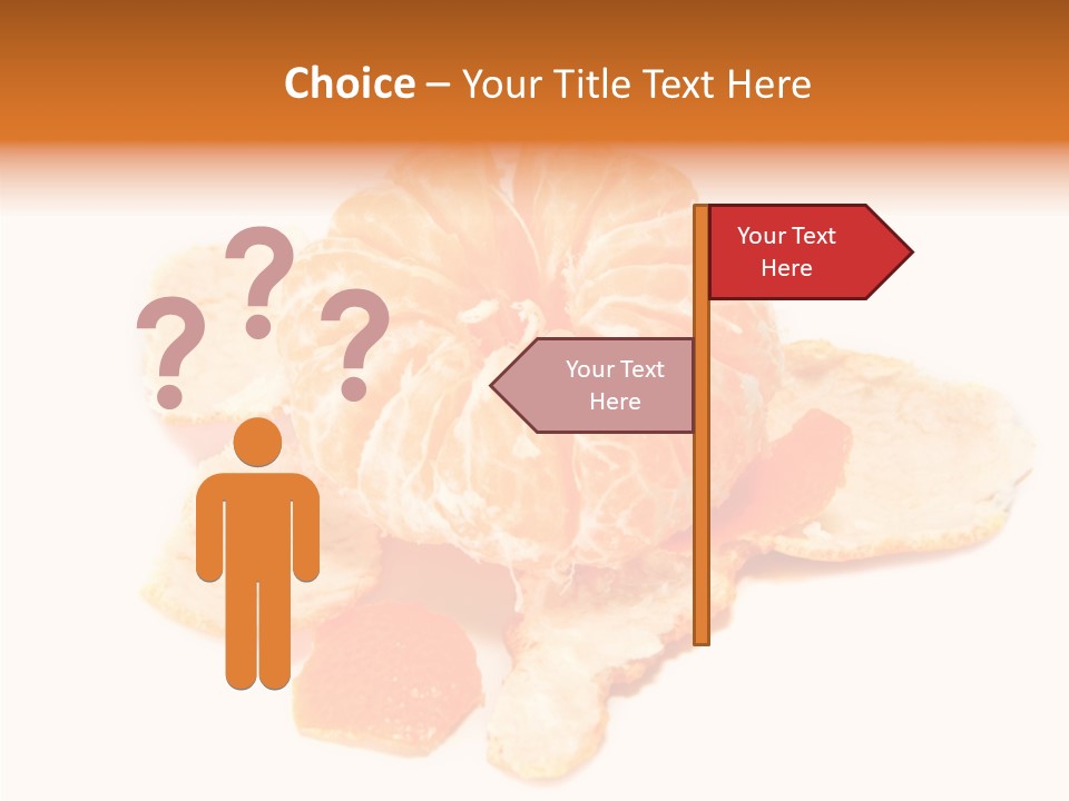 Orange Clementine Breakfast PowerPoint Template
