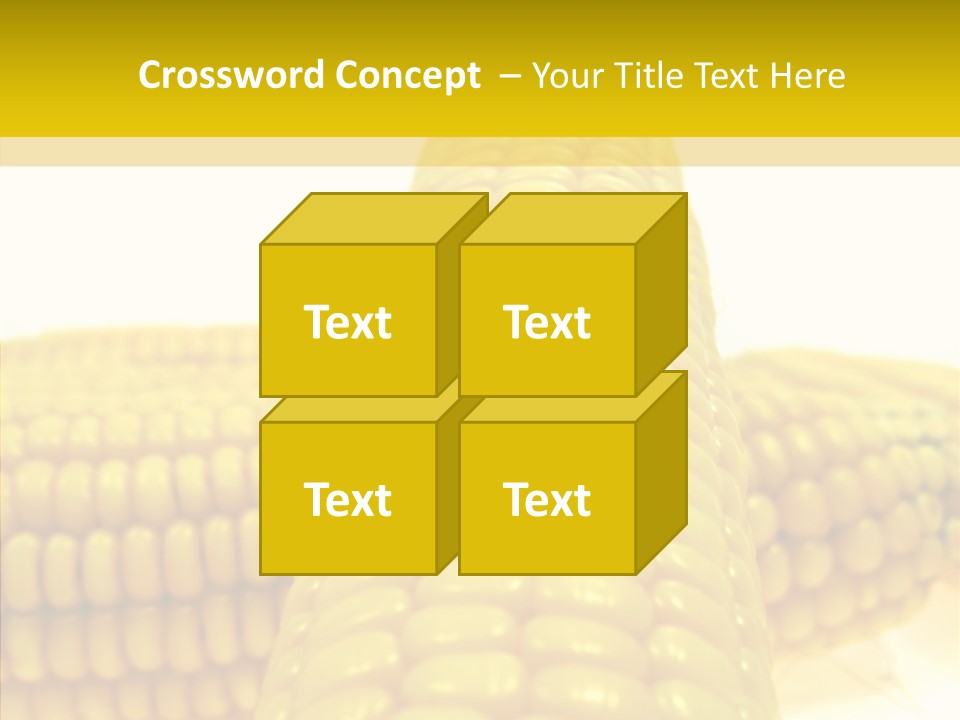 Corn Delicious Culture PowerPoint Template