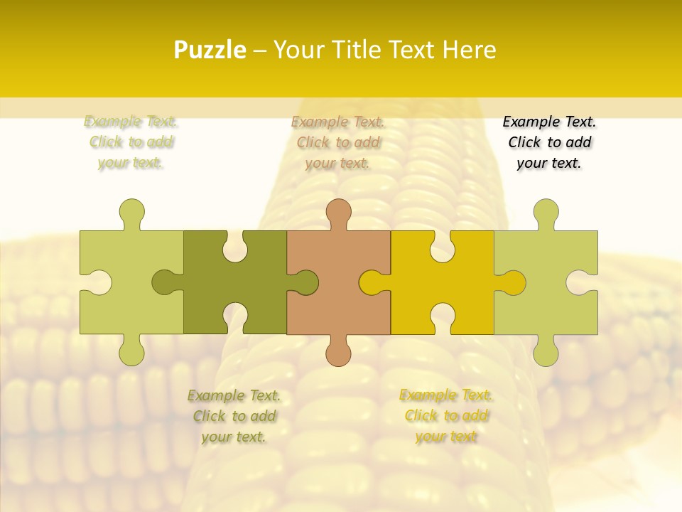 Corn Delicious Culture PowerPoint Template