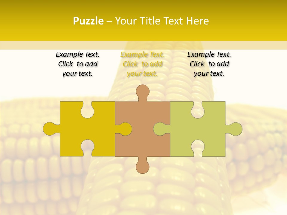 Corn Delicious Culture PowerPoint Template