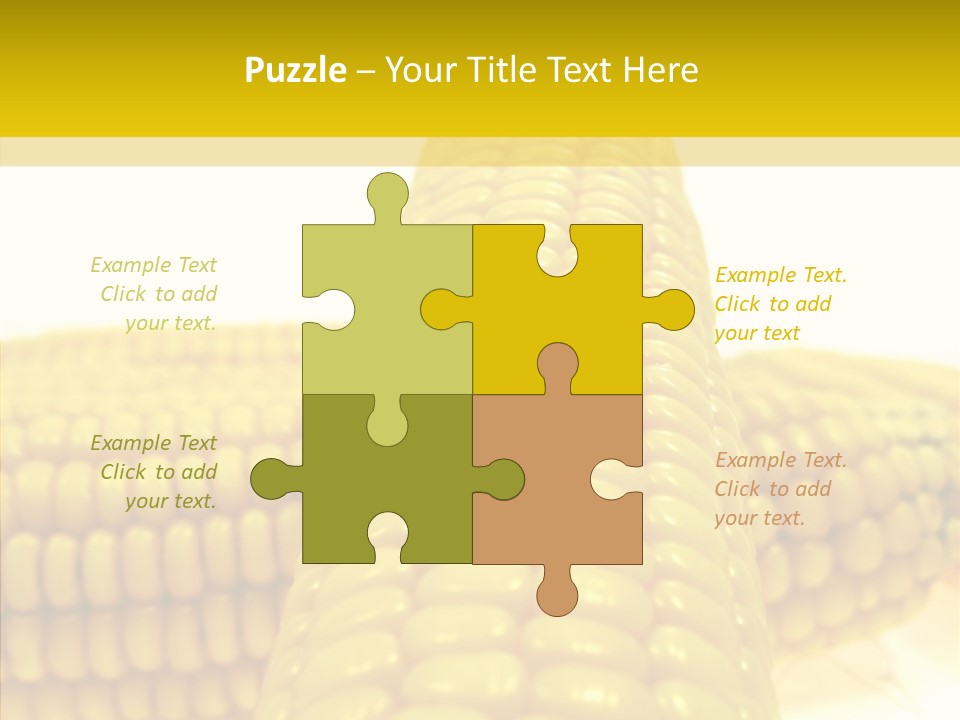 Corn Delicious Culture PowerPoint Template
