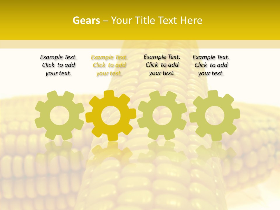 Corn Delicious Culture PowerPoint Template