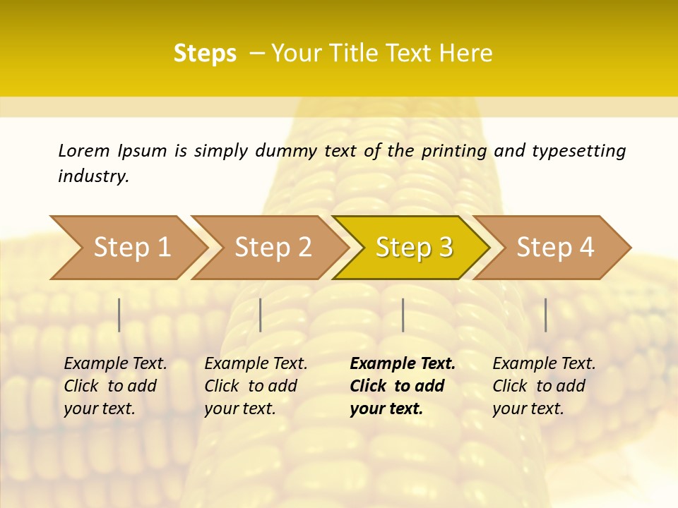 Corn Delicious Culture PowerPoint Template