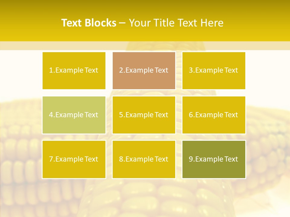 Corn Delicious Culture PowerPoint Template