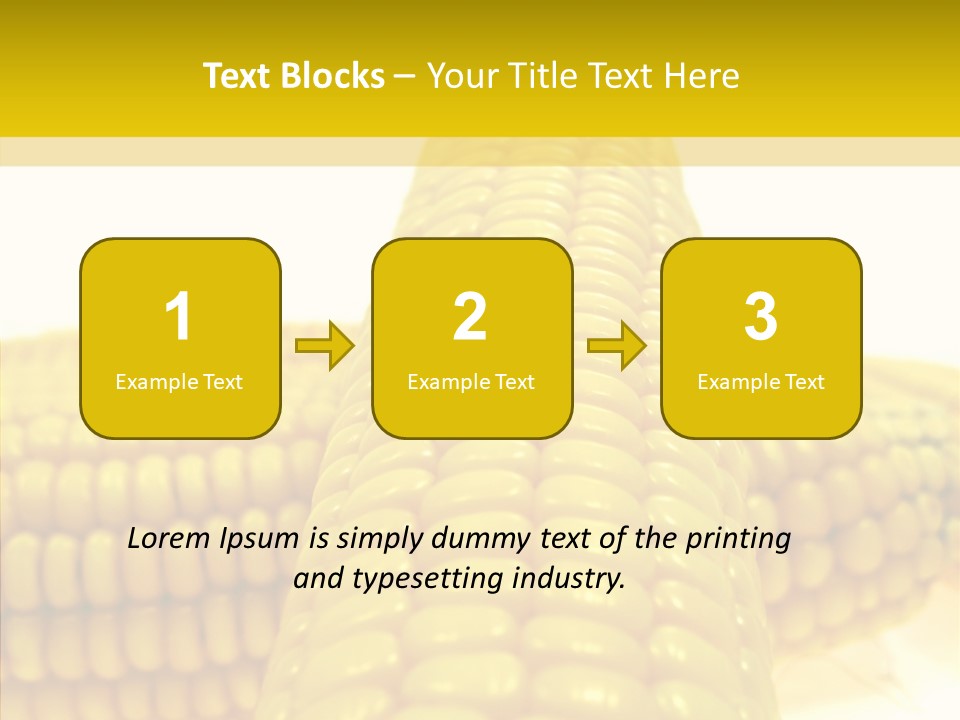 Corn Delicious Culture PowerPoint Template