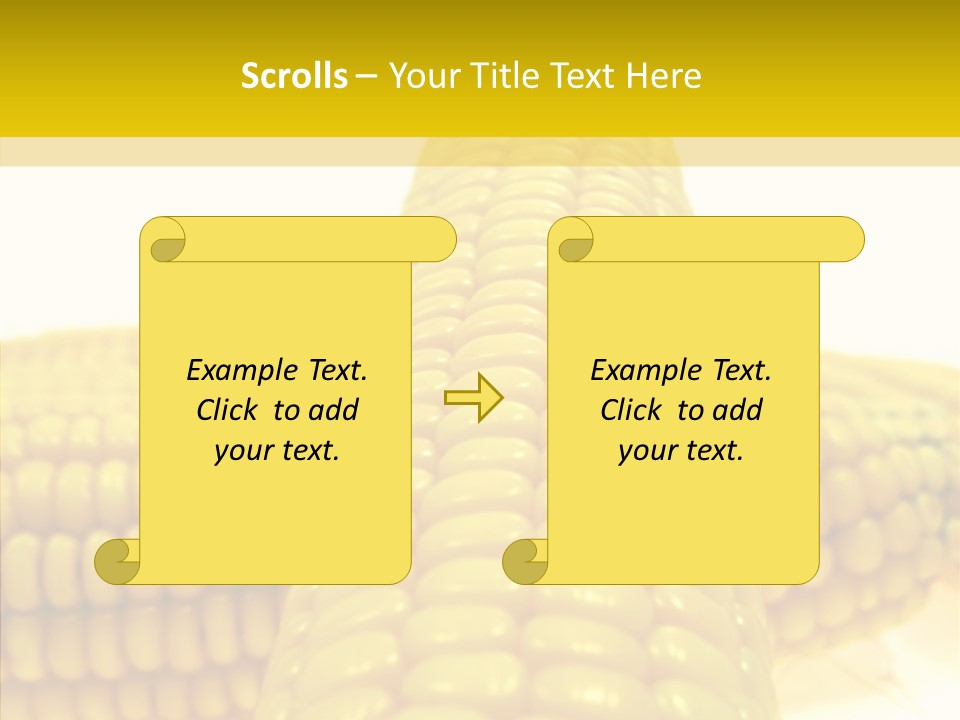 Corn Delicious Culture PowerPoint Template