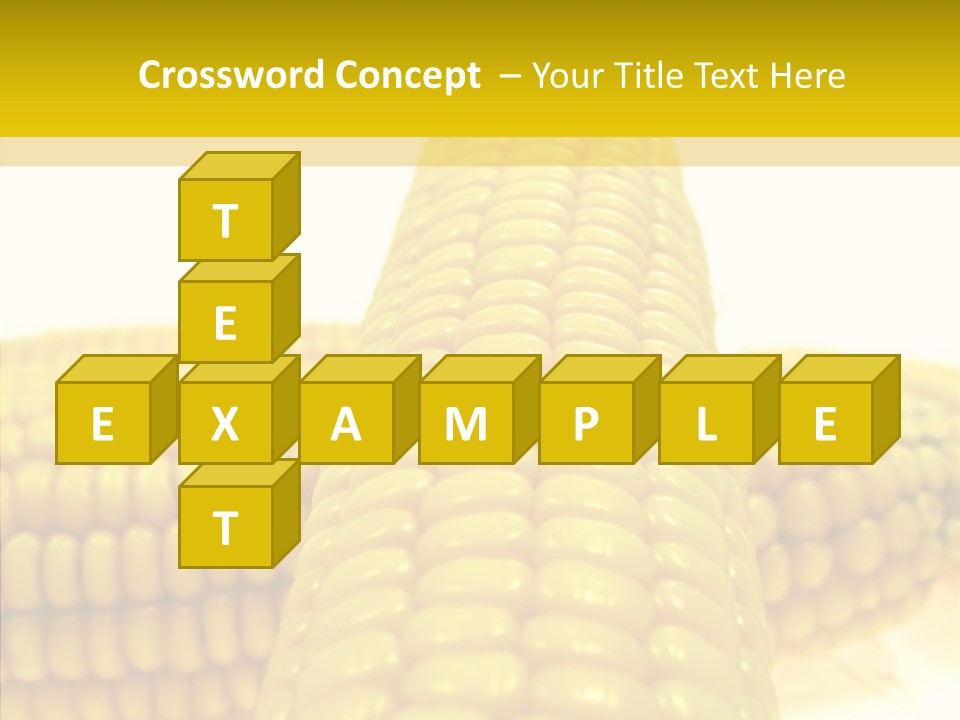 Corn Delicious Culture PowerPoint Template