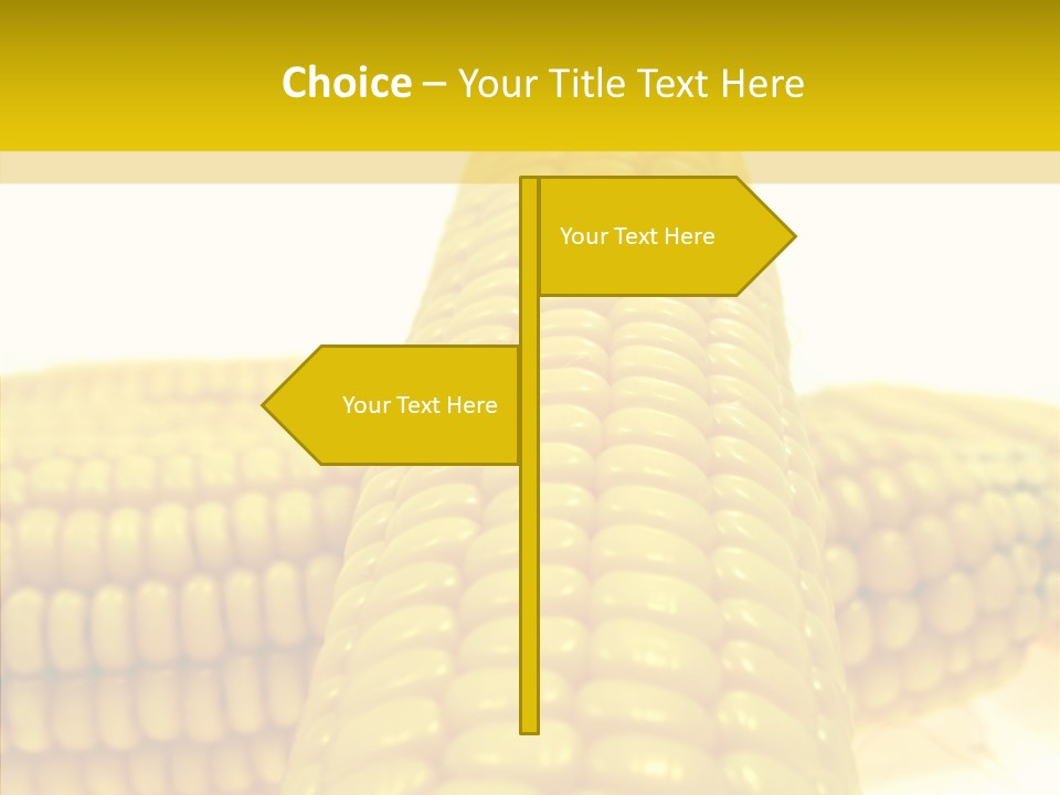 Corn Delicious Culture PowerPoint Template