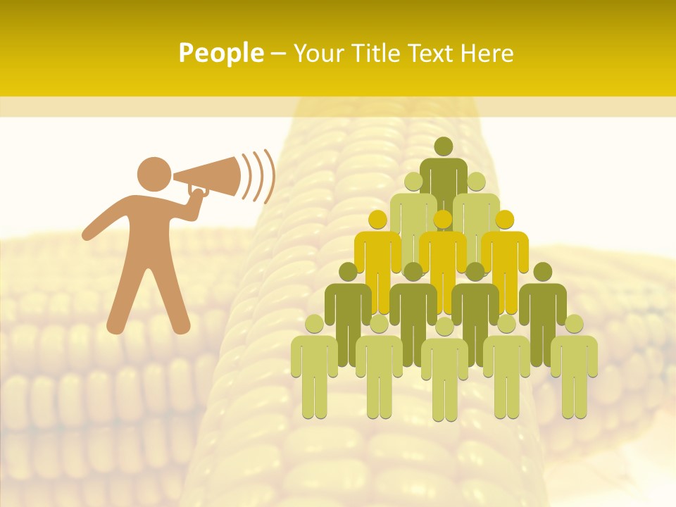 Corn Delicious Culture PowerPoint Template