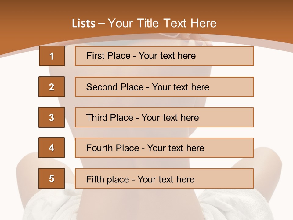 Skin Relaxation Lifestyles PowerPoint Template