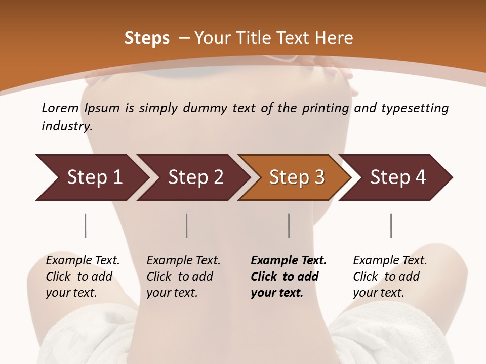 Skin Relaxation Lifestyles PowerPoint Template