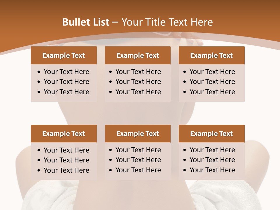 Skin Relaxation Lifestyles PowerPoint Template