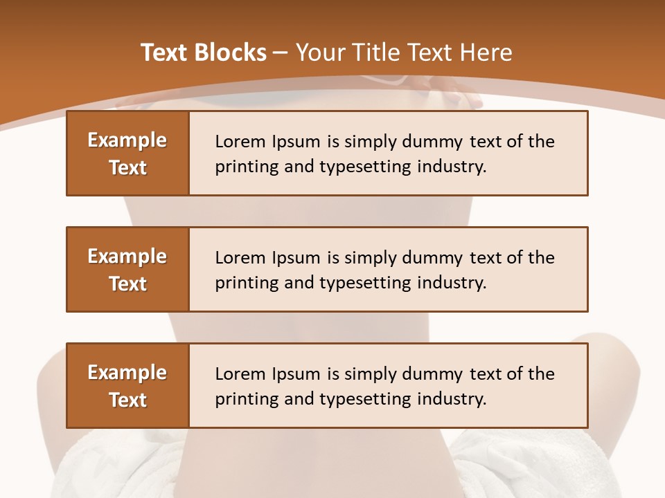 Skin Relaxation Lifestyles PowerPoint Template