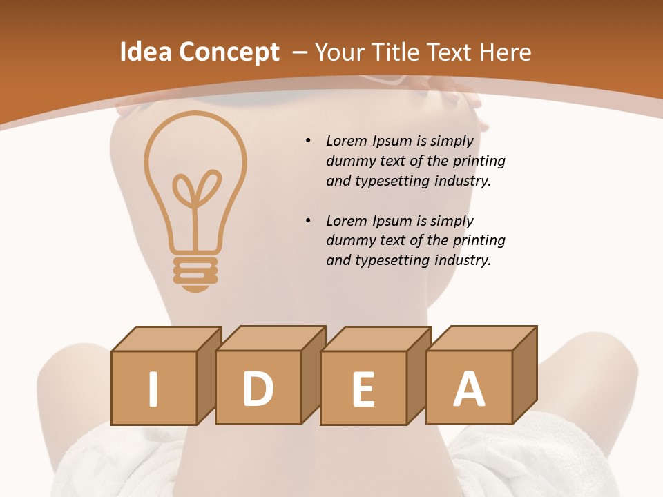 Skin Relaxation Lifestyles PowerPoint Template