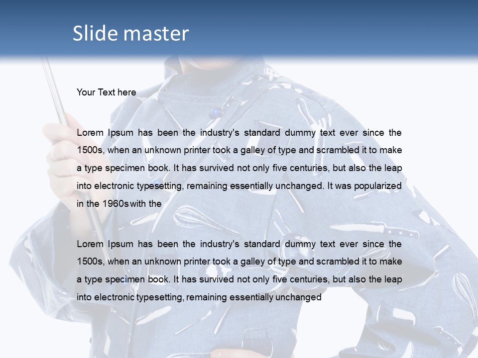 Women Hat Kitchen PowerPoint Template