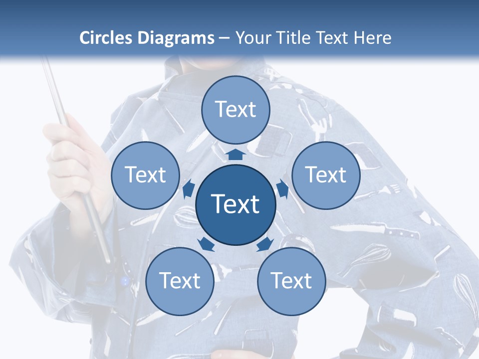 Women Hat Kitchen PowerPoint Template