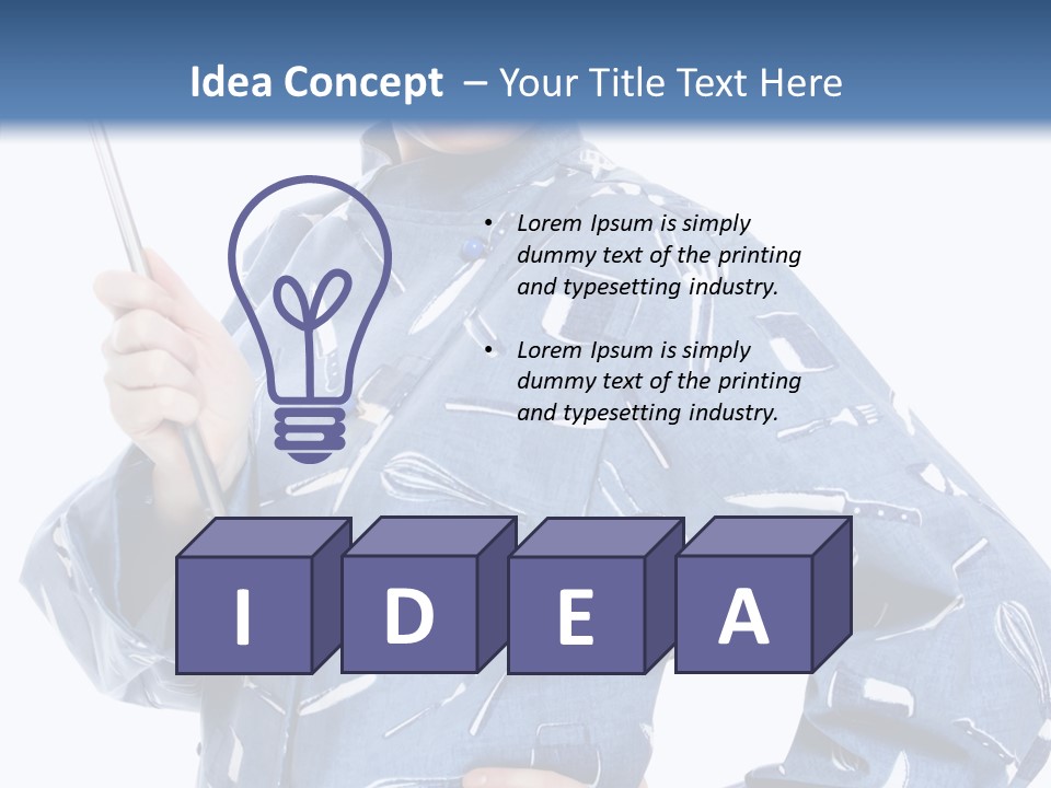 Women Hat Kitchen PowerPoint Template