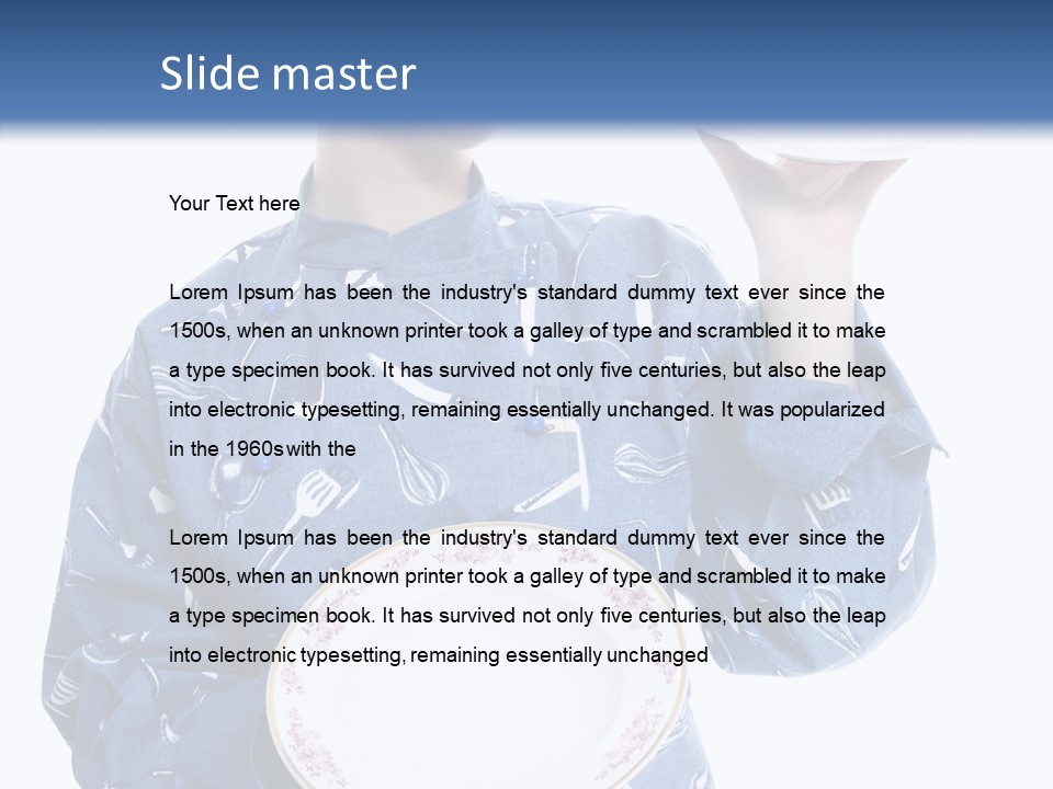 Noodles Vitamins Dishes PowerPoint Template