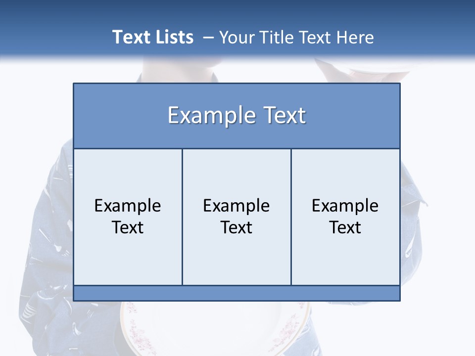 Noodles Vitamins Dishes PowerPoint Template