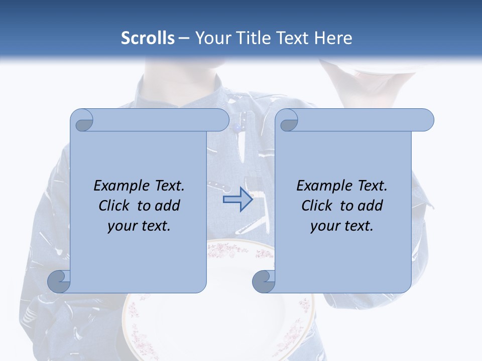 Noodles Vitamins Dishes PowerPoint Template
