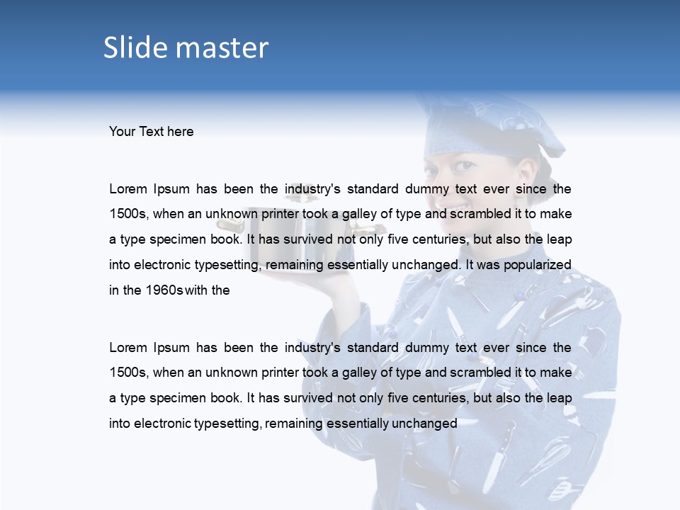 Cooking Clean Entree PowerPoint Template