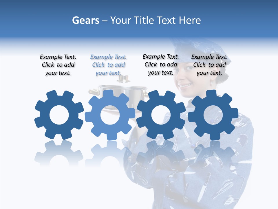 Cooking Clean Entree PowerPoint Template