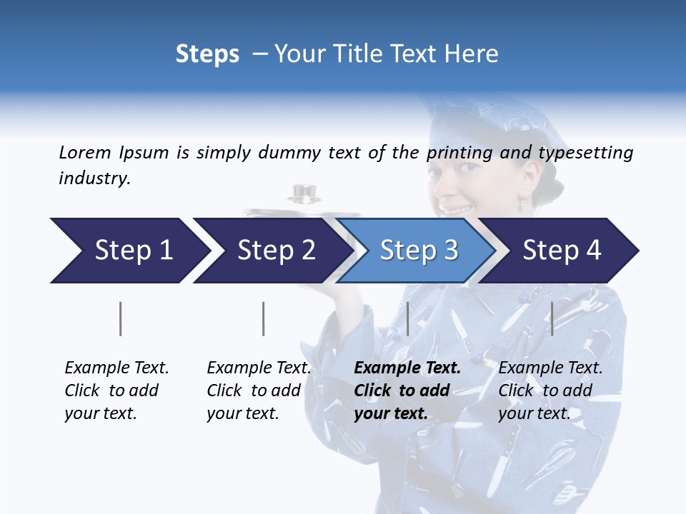 Cooking Clean Entree PowerPoint Template