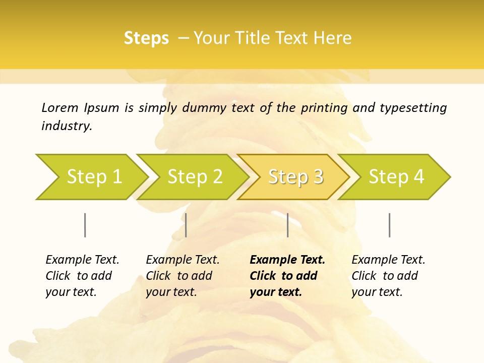 Spicy Stack Potato PowerPoint Template