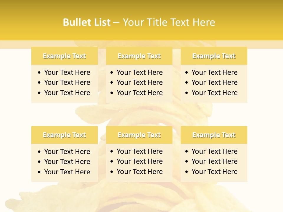 Spicy Stack Potato PowerPoint Template