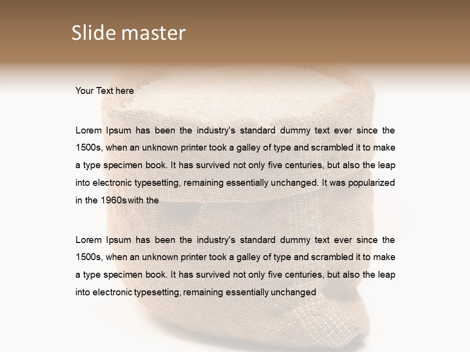 Raw Culture Dry PowerPoint Template